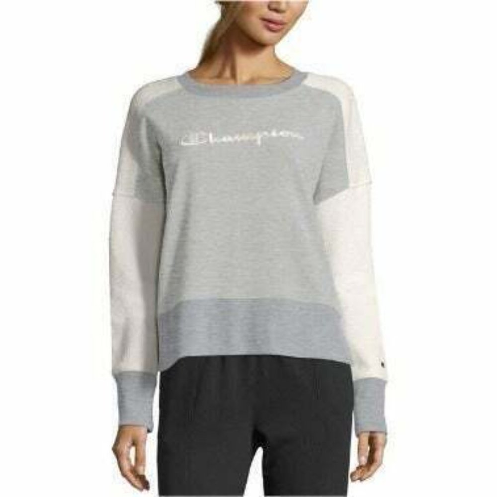 Champion Heritage Cotton Mixed-Texture Sweatshirt